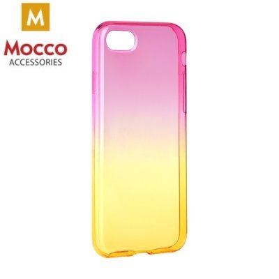 Mocco Gradient Back Case Silicone Case With gradient Color For Xiaomi Redmi 4A Pink - Yellow