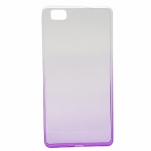 Mocco Gradient Back Case Silicone Case With gradient Color For Samsung A320 Galaxy A3 (2017) Transparent - Purple