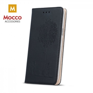 Mocco Stamp Love Magnet Book Case For Apple iPhone 6 / 6S Black