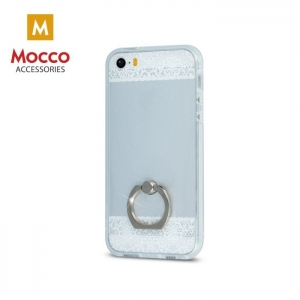 Mocco Floral Ring Силиконовый чехол для Huawei P9 Lite Синий - Белый