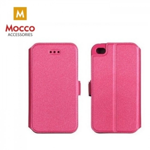Mocco  Shine Book Case For Nokia 6.1 Plus / Nokia X6 (2018) Pink