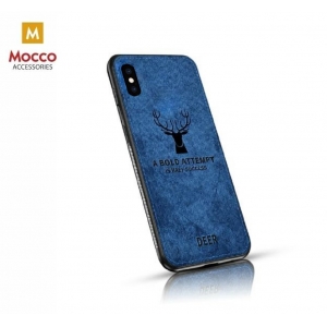 Mocco Deer Case Силиконовый чехол для Apple iPhone XS / X Синий (EU Blister)