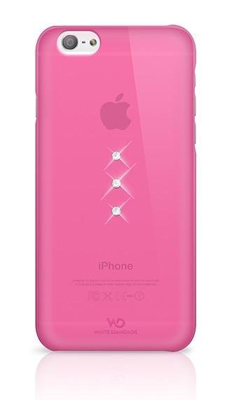 White Diamonds Trinity Case With Swarovski Crystals for Apple iPhone 6 / 6S Transparent - Pink