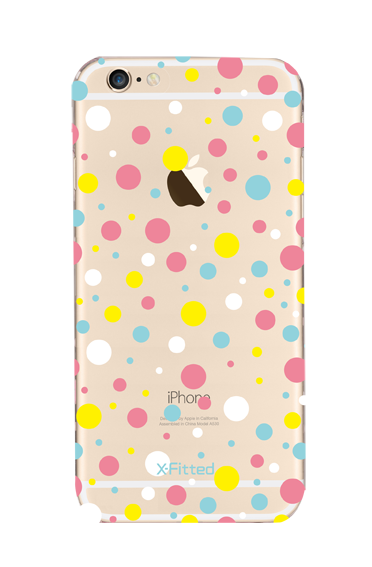 X-Fitted Plastic Case for Apple iPhone  7 / 8 Colorful dot