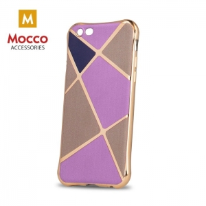 Mocco Strip Plating Silicone Back Case for Huawei P9 Lite Gold - Pink
