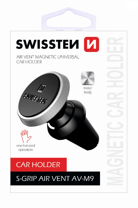 Swissten S-Grip AV-M9 Универсальный держатель для устройств Черный / Серебряный