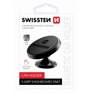 Swissten S-Grip DM7 Универсальный держатель с магнитом для устройств Черный