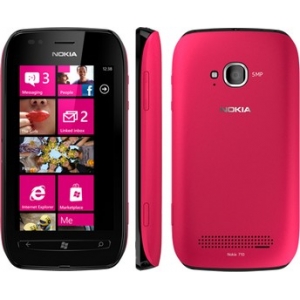 Nokia 710 Lumia Black/Fuchsia Windows Phone Used (grade:A)