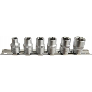 6-OS. 3 / 8" TORX PADRUNID METALLSIINIL E8-E18 TRIUMF