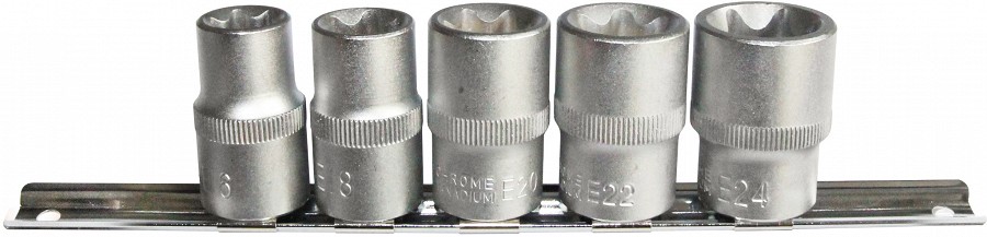5-OS. 1 / 2" TORX PADRUNITE KOMPLEKT E16-E24. SIINIL TRIUMF