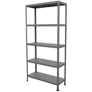 LAORIIUL 1870X1000X400MM. METALL. 5-RIIULIGA. 80KG / RIIUL POLTÜHENDUS MUST ANTRASIIT