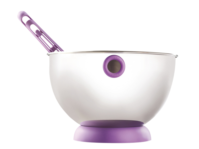 ViceVersa Kogel Mogel Bowl + Whisk Set violet 16242