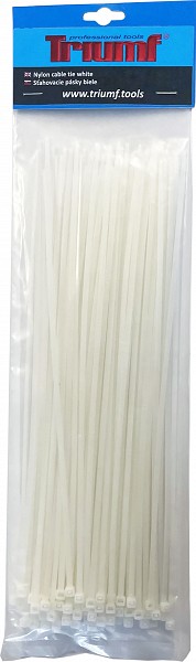 JUHTMEVITS "NYLON" 4.8X500MM VALGE 100TK TRIUMF