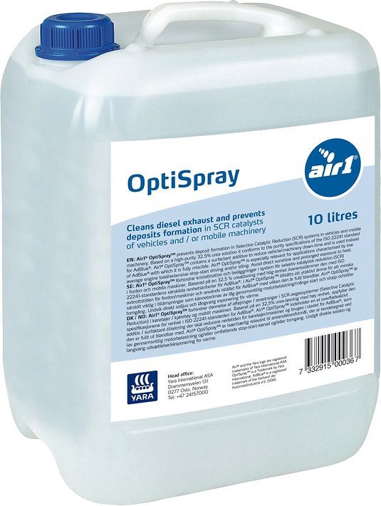 YARA OPTISPRAY ADBLUE 10L VALAMISOTSIKUGA