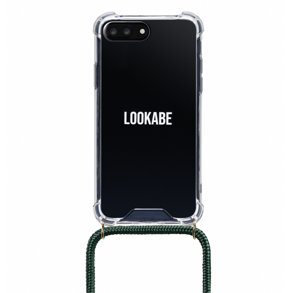 Lookabe Necklace iPhone 7/8+ gold green loo012