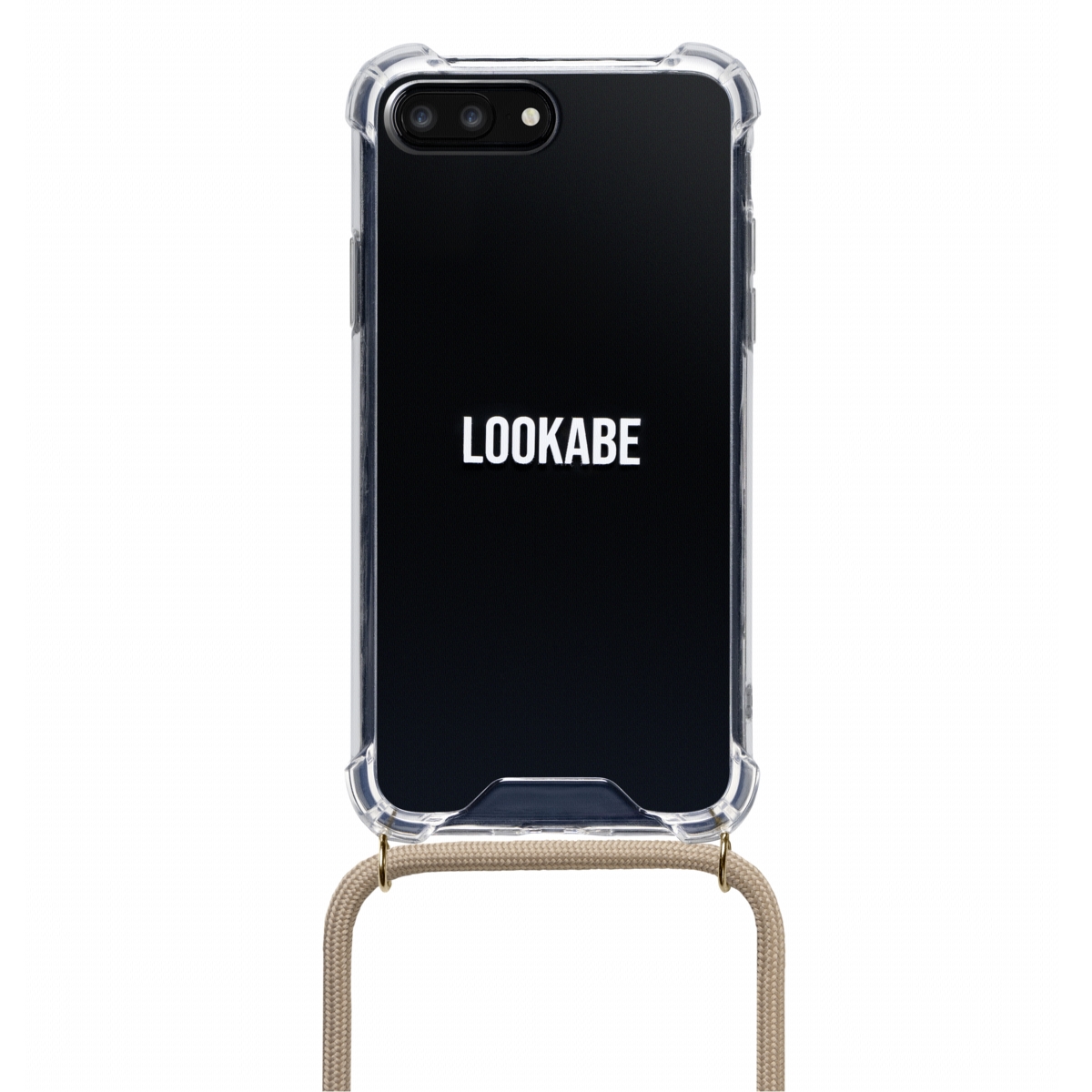 Lookabe Necklace iPhone 7/8+ gold nude loo007