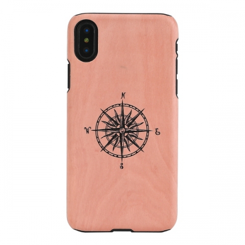 MAN&WOOD SmartPhone case iPhone X/XS compass black