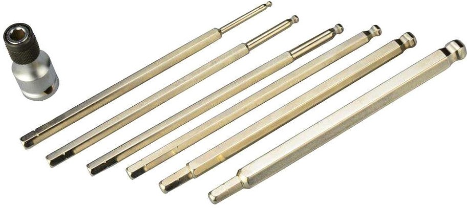 7-OS. 3 / 8" PIKAD (123MM) KUUSKANT OTSIKUD. 3-10MM. KUULOTS. MAGNET PICHLER