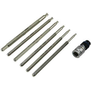 7-OS. 3 / 8" PIKAD (123MM) TORX PADRUNOTSIKUD. T20-T45. KUULOTS. MAGNET PICHLER