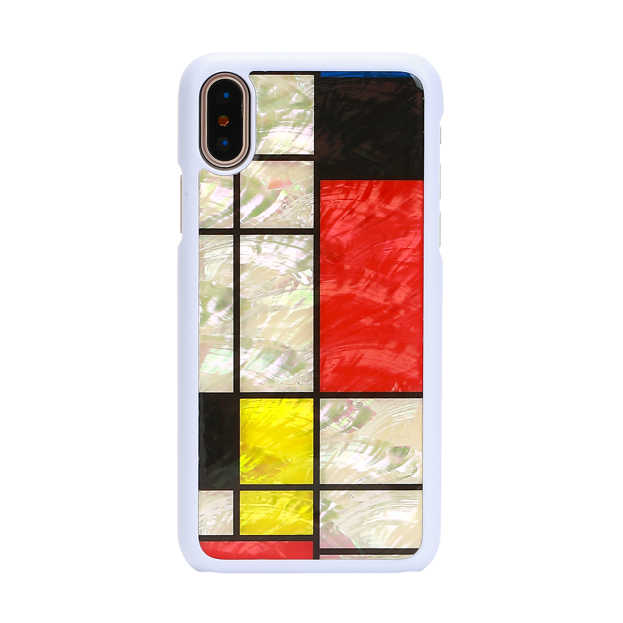 iKins SmartPhone case iPhone XS/S mondrian white