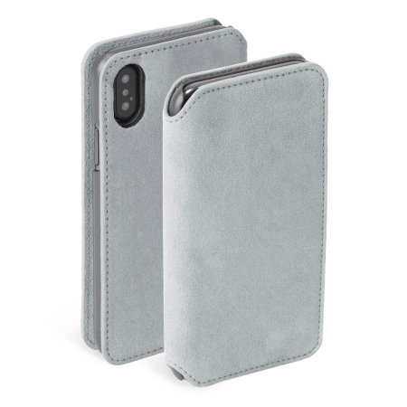 Krusell Broby 4 Card SlimWallet Apple iPhone XS light grey