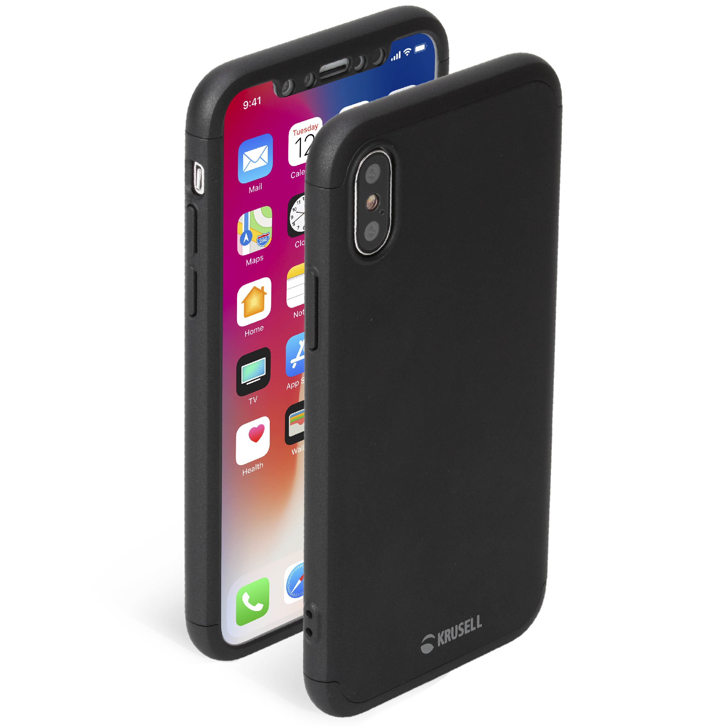 Krusell Arvika 3.0 Cover Apple iPhone XS Max black