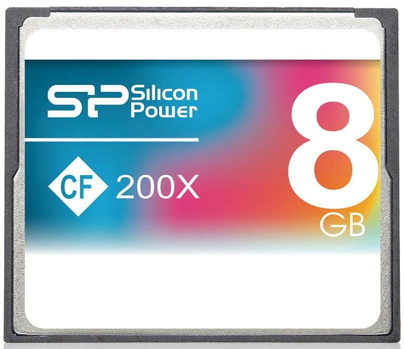 Silicon Power mälukaart CF 8GB 200x