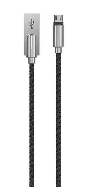 Devia Storm Series Zinc Alloy Android cable (5V 2.1A,1M) black