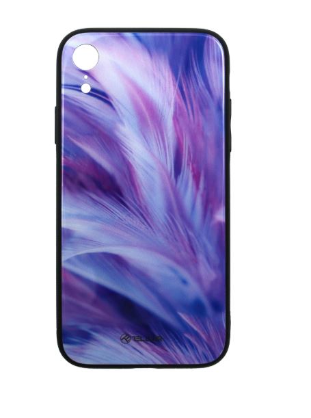 Tellur Cover Glass print for iPhone XR feather