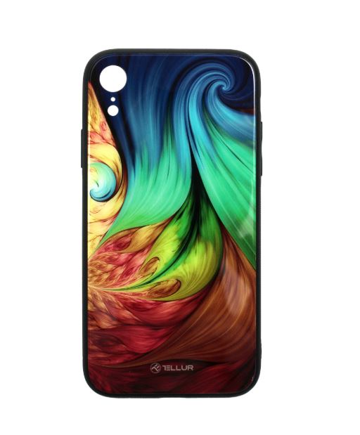 Tellur Cover Glass print for iPhone XR mesmeric