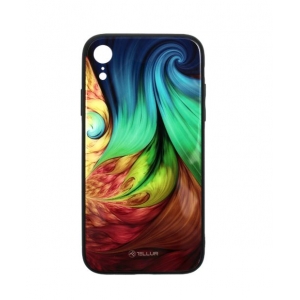 Tellur Cover Glass print for iPhone XR mesmeric