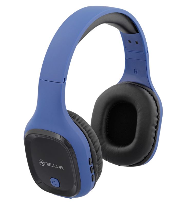 Tellur Bluetooth Over-Ear Headphones Pulse blue