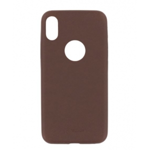 Tellur Cover Slim Synthetic Leather for iPhone X/XS brown
