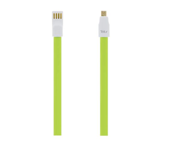 Tellur Data cable Magnetic, USB to Micro USB, 1.2m green