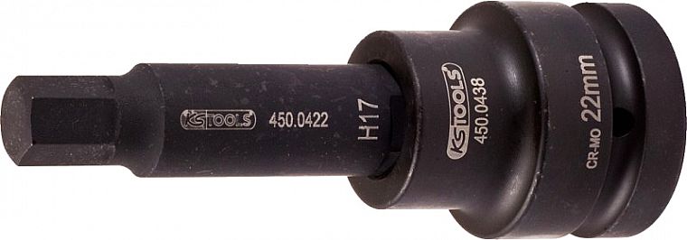3 / 4" PADRUN+LÖÖK KUUSKANTOTSIK 17MM KS TOOLS