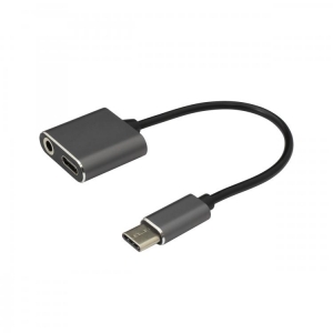 Sbox USB Type-C->Type-C+3.5