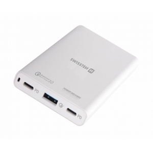 Swissten Premium Сетевое зарядное устройство Notebooks and MacBook / 60W / PD3.0 / QC3.0 / PPS /