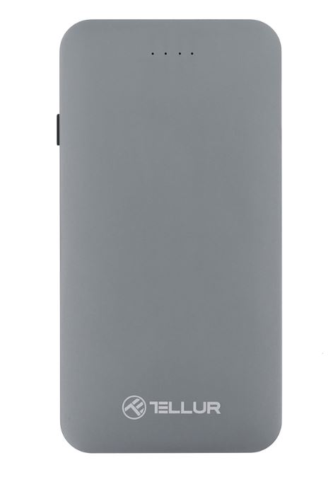 Tellur Power Bank QC 3.0 Fast Charge, 5000mAh, 3in1 gray