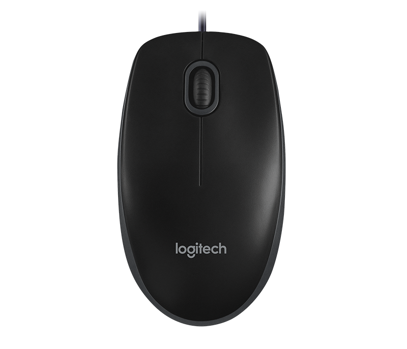 Logitech B100 Standart PC mouse 800 DPI / USB Black