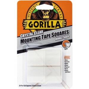 Gorilla tape Mounting Tape Squares 24pcs