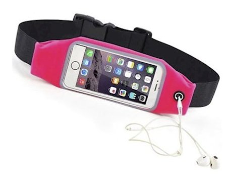 Mocco Sport Bag for Activities window Phone 6.2" with Hole for Headphones Pink