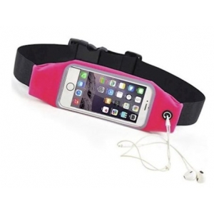 Mocco Sport Bag for Activities window Phone 6.2" with Hole for Headphones Pink