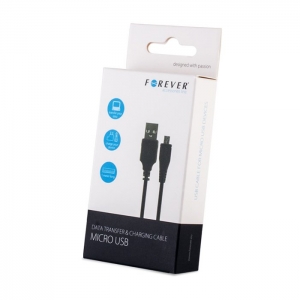 Forever Universal Micro Data Cable 3m Black