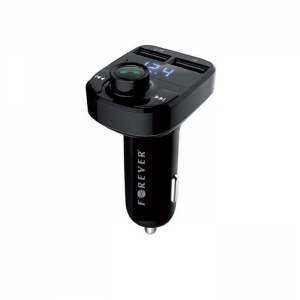 Forever TR-330 Bluetooth 4.0 FM Transmitter With Charger USB 12 / 24V | 3.1A + 1A Black