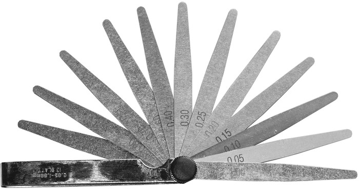LEHTKALIIBER 13 LEHTE 0.05-1.00MM