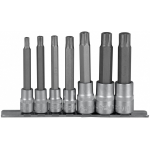 7-OS. PIKKADE RIBE OTSIKUTE KOMPLEKT 3 / 8 JA 1 / 2" (M6-M14) SIINIL JBM