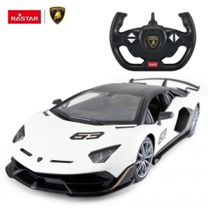 Rastar Radio Controlled Lamborghini Aventador SVJ 1:14 / 2.4 GHz / 2WD / White