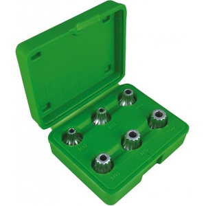 6-OS. MADALATE 12-TÄHIK XZN OTSIKUTE KOMPLEKT " TAMPER-PROOF" M10-M20. 1 / 2" JBM