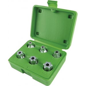 6-OS. MADALATE TORX OTSIKUTE KOMPLEKT "TAMPER-PROOF" T55-T100 JBM