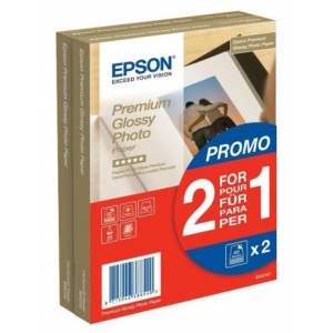 Epson fotopaber 10x15 Premium Glossy 255g 2x40 lehte